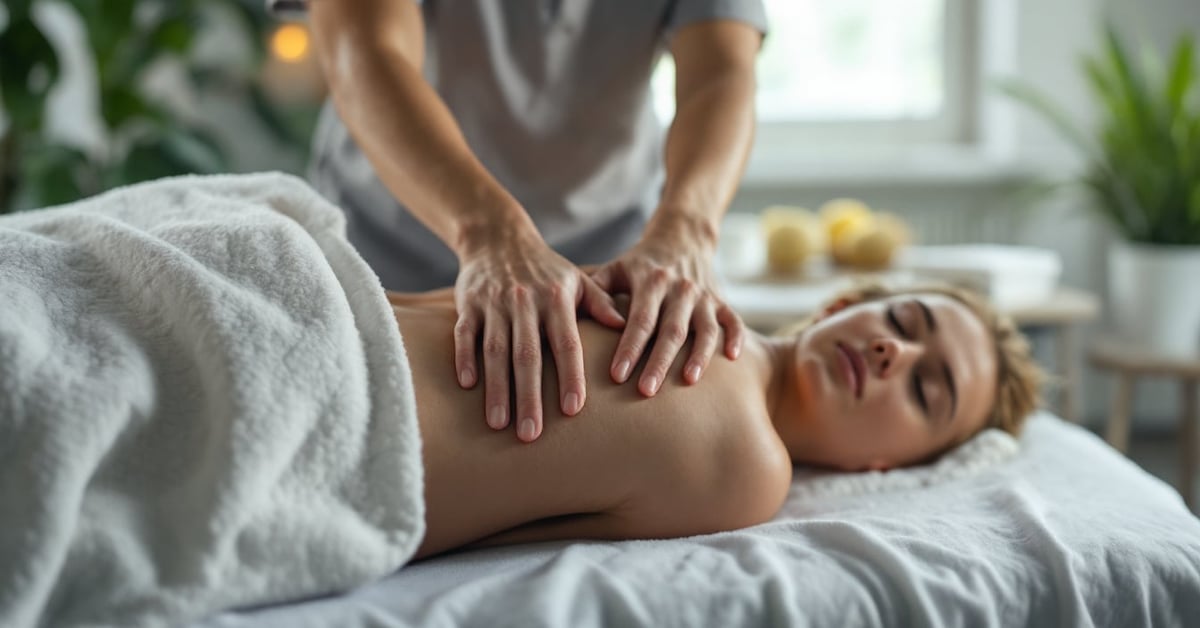 Massage thérapeutique du bas du dos pour soulager la douleur du nerf sciatique