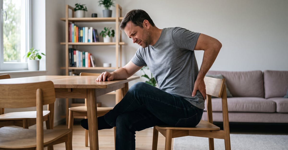 sciatique position à éviter : posture douloureuse du bas du dos à ne pas adopter